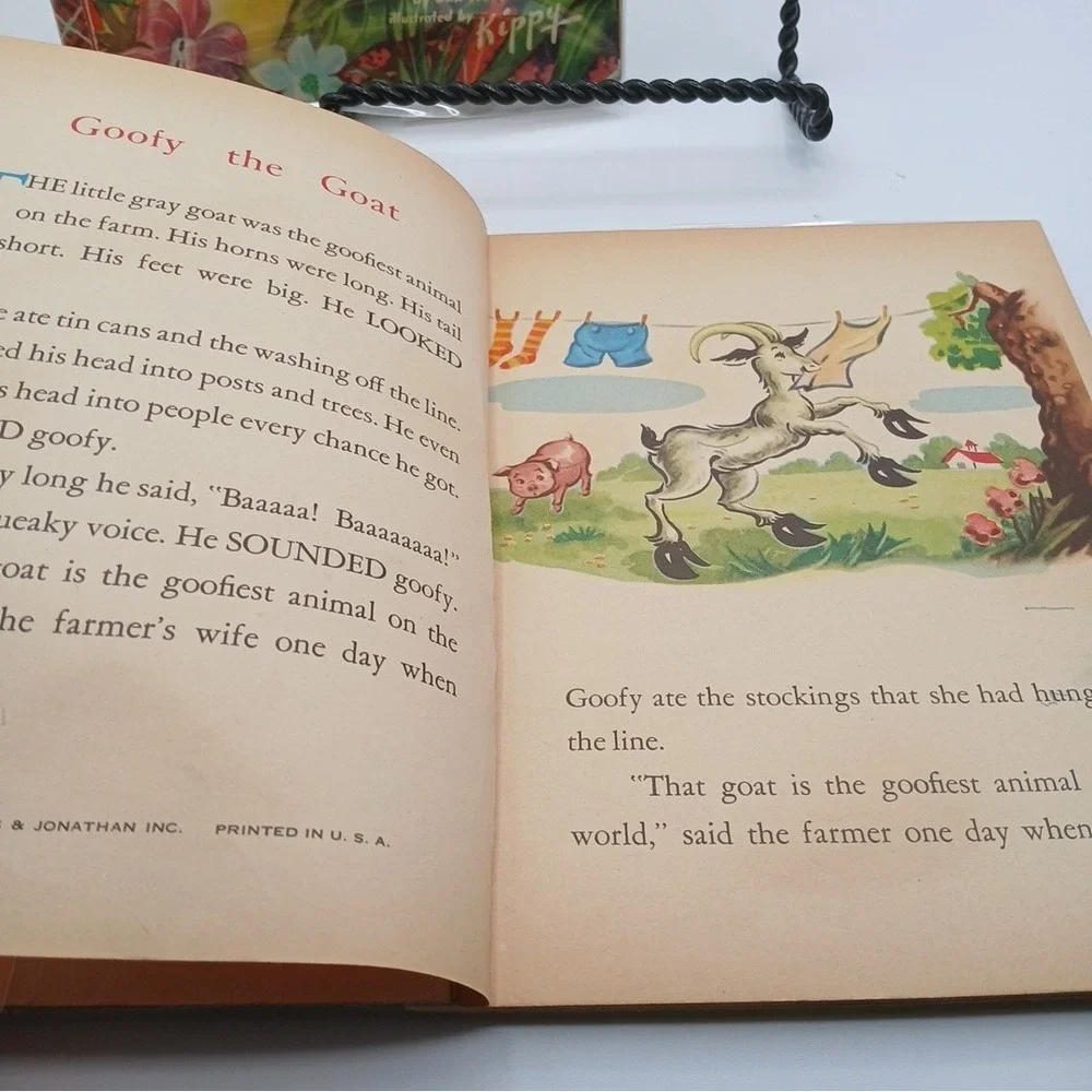 Bonnie Book Dee THOMAS The Littlest Elephant 1959 Dippy illustrated distressed